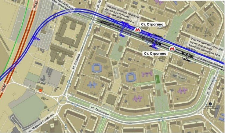 Как добраться от метро проспект мира до моники пешком карта