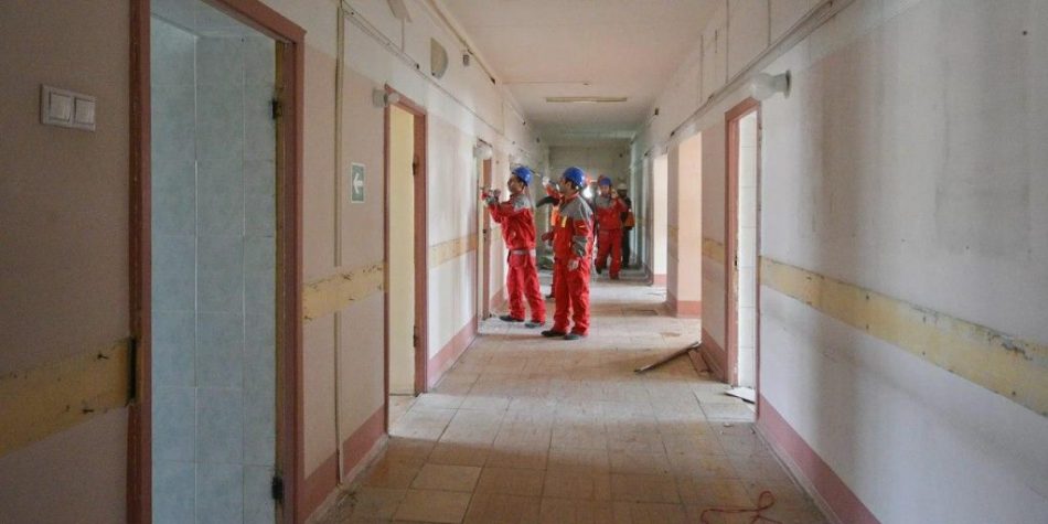 В поликлинике на улице Маршала Новикова начался капитальный ремонт