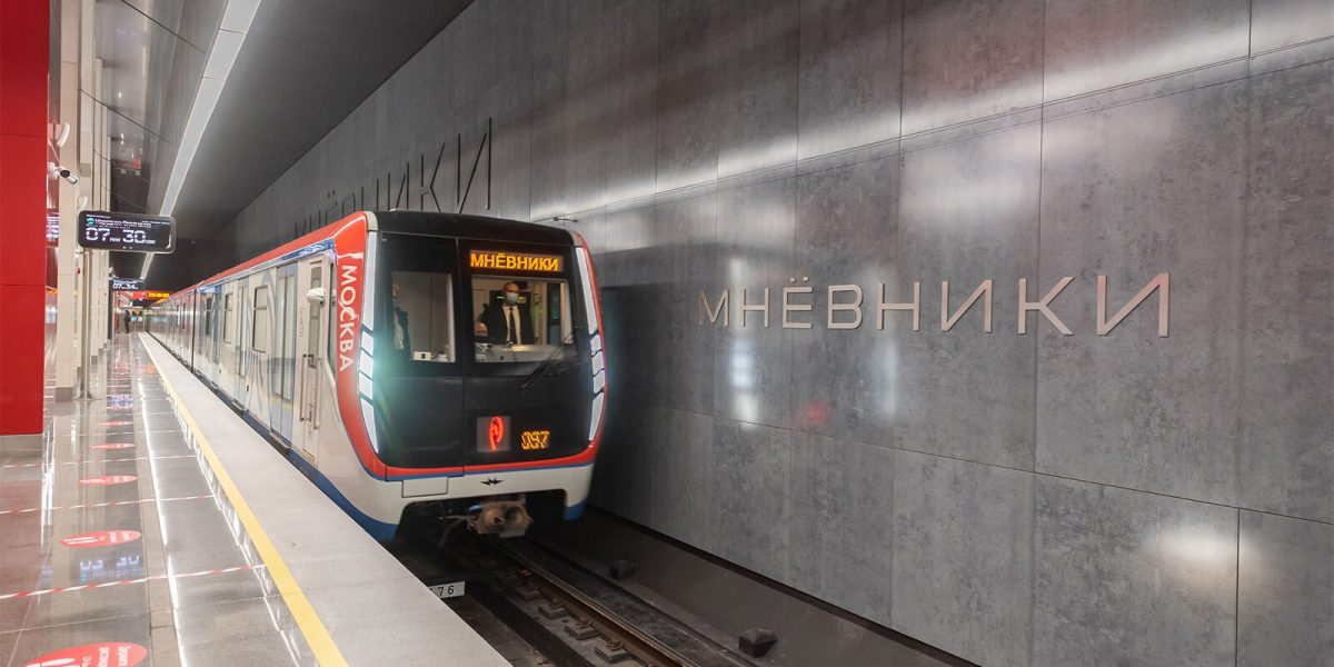 Три дня поезда не будут ходить от «Хорошёвской» до «Мнёвников»