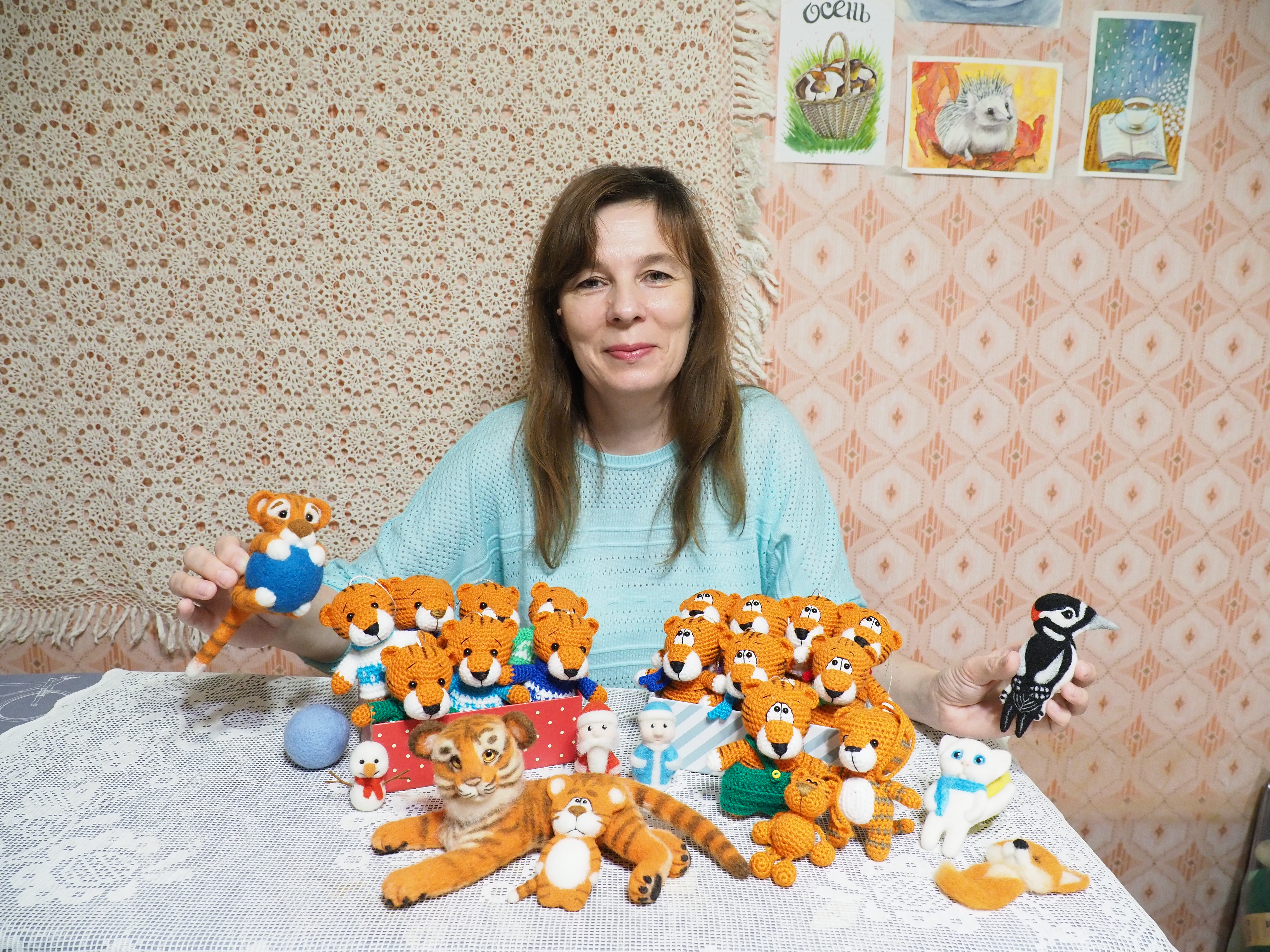 Инженер из Южного Тушина валяет игрушки из шерсти