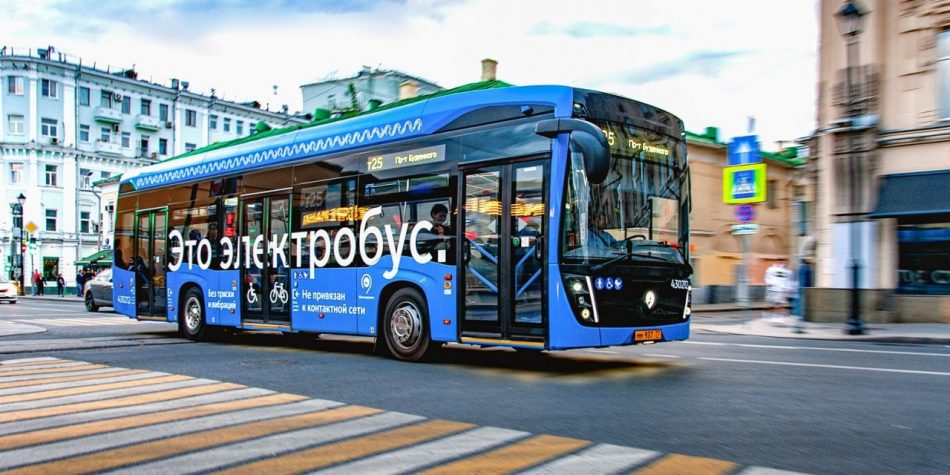 Собянин: Парк электробусов Москвы к концу 2024 года увеличится вдвое