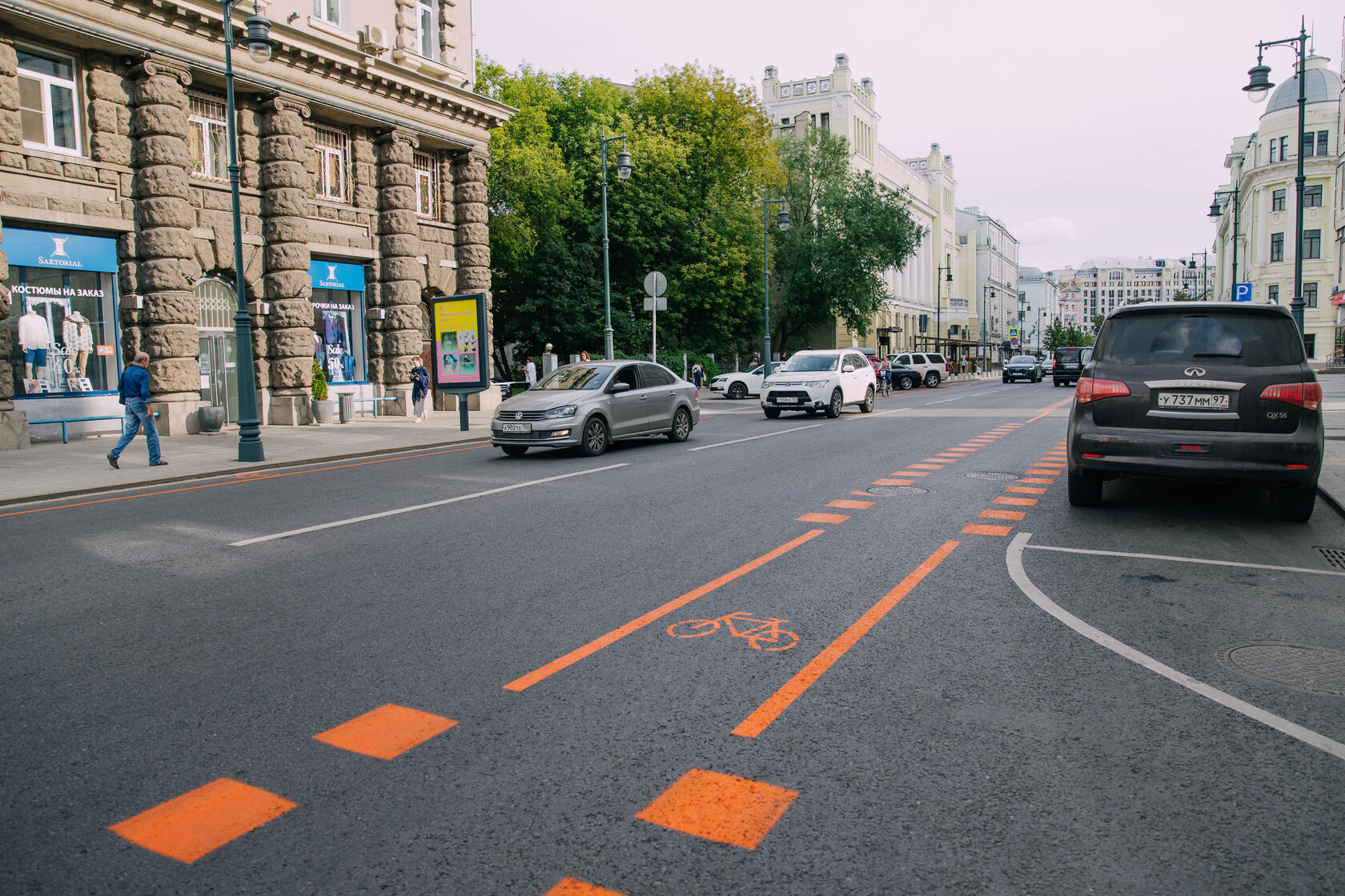 В СВАО появились временные велополосы | 26.05.2023 | Москва - БезФормата