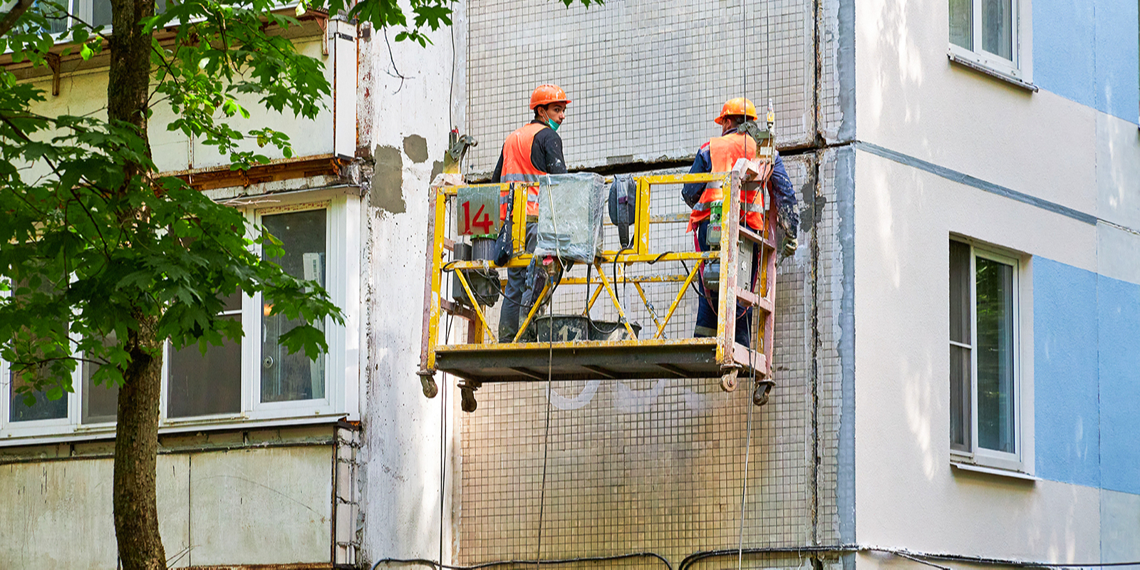 Фасад дома в москве