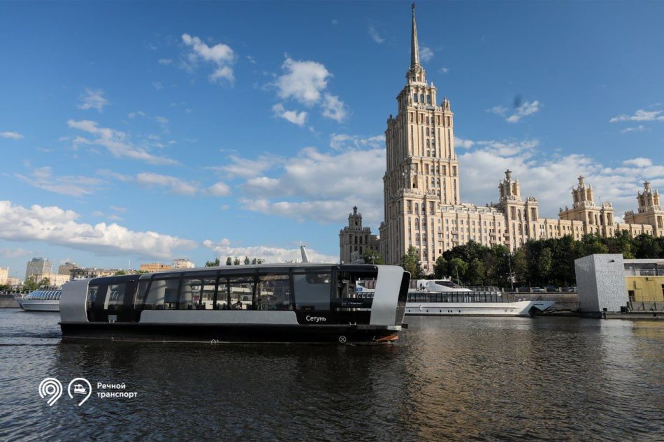 Первый речной электротранспорт пошел в Хорошево-Мневники