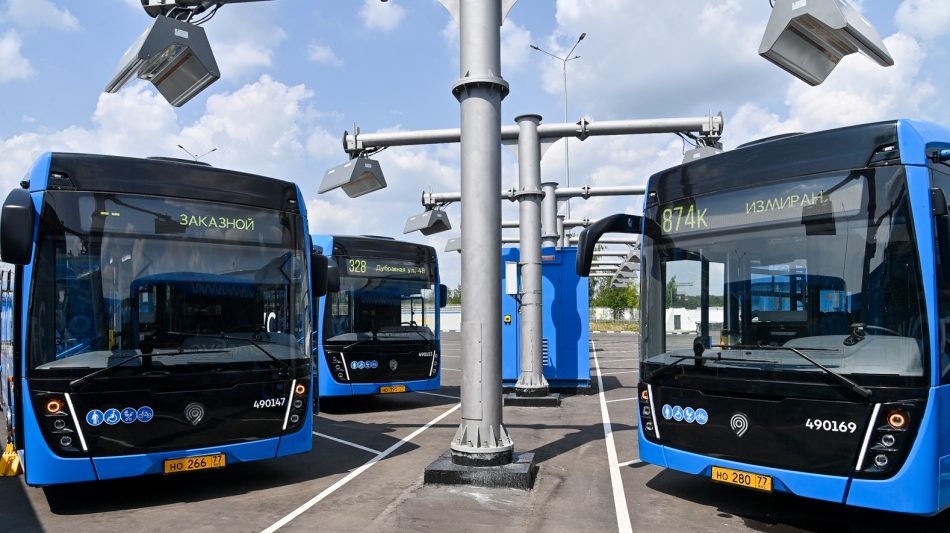 Число электробусов в округе в будущем году удвоится