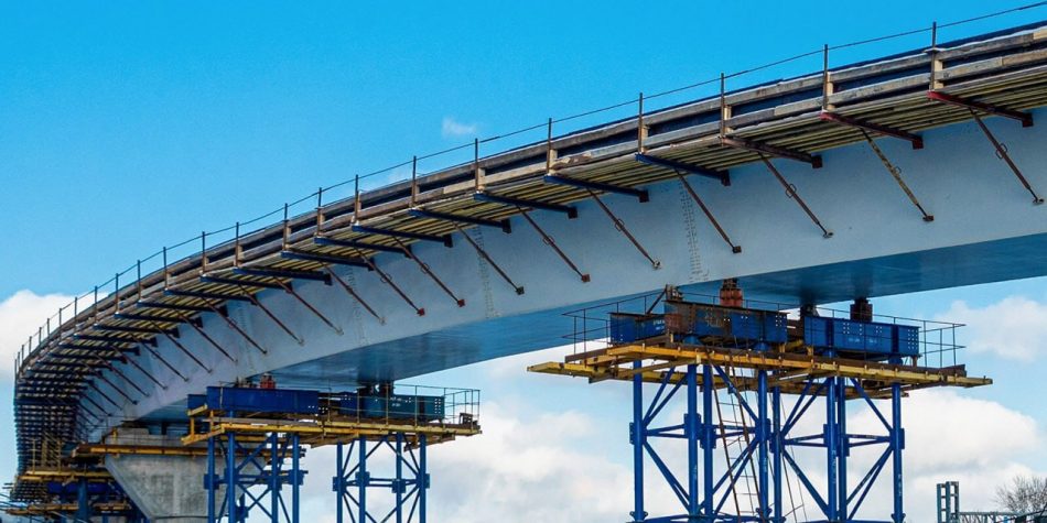 Завершены основные конструкции эстакады над Симферопольским шоссе на южном направлении МСД